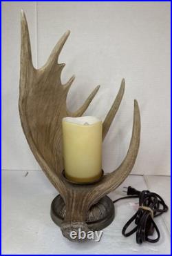Big Sky Carvers Moose Antler Table Lamp