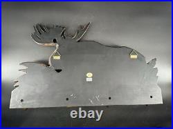 Big Sky Carvers Moose Woodland Themed Hanging Coat/Hat Rack Signed Cabin Decor