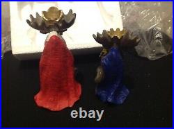 Big Sky Carvers Moosetivity Figurine Nativity Sets1-2-3-4 Rare & Retired