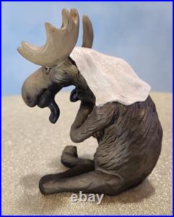 Big Sky Carvers Moosetivity I Moose BearFoots 5 pc Set Complete Nativity