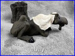 Big Sky Carvers Moosetivity I Moose BearFoots 5 pc Set Complete Nativity