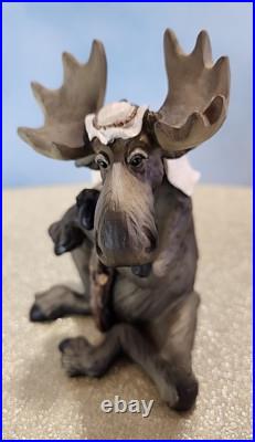 Big Sky Carvers Moosetivity I Moose BearFoots 5 pc Set Complete Nativity