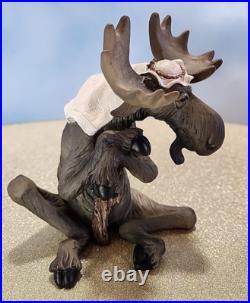 Big Sky Carvers Moosetivity I Moose BearFoots 5 pc Set Complete Nativity