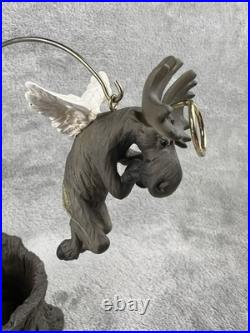 Big Sky Carvers Moosetivity I Moose BearFoots 5 pc Set Complete Nativity