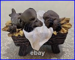 Big Sky Carvers Moosetivity I Moose BearFoots 5 pc Set Complete Nativity