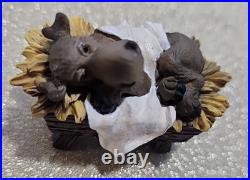 Big Sky Carvers Moosetivity I Moose BearFoots 5 pc Set Complete Nativity