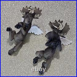 Big Sky Carvers Moosetivity I Moose BearFoots 5 pc Set Complete Nativity