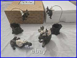 Big Sky Carvers Moosetivity I Moose Figurine 5 pc Set Complete