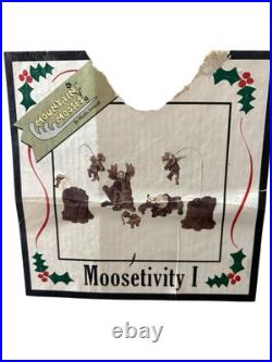 Big Sky Carvers Moosetivity I Moose Figurine 5 pc Set Complete Mountain Mooses