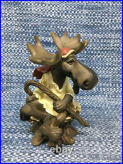Big Sky Carvers Moosetivity II Moose Figurine Set 3 Piece Excellent in Box