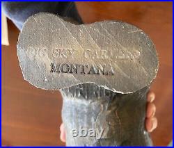 Big Sky Carvers Morton Moose by Jeff Fleming Montana Wood Large