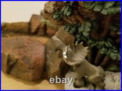Big Sky Carvers Mountain Mooses Fountain by Phyllis Drisoll Tested See Photos