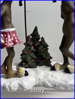 Big Sky Carvers Mountain Mooses Mistletoe Mooseschristmas Figurine Rare