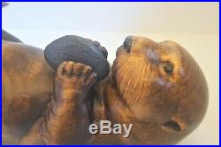 Big Sky Carvers North American River Otter Master's ED Wood Carving Art 370/950