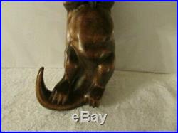 Big Sky Carvers North American River Otter Wood Sculpture Carving Art 672/950