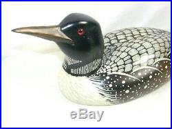 Big Sky Carvers Orvis Exclusive 16.5 Loon Duck Decoy Signed Craig Fellows