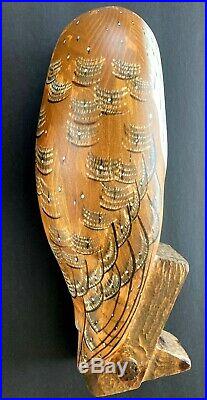 Big Sky Carvers Owl Masters Edition 188/1250 Wood Sculpture 14.5 Inches Art
