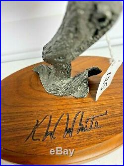Big Sky Carvers Owl Masters edition woodcarving 817/950 signed by K. W. WHITE