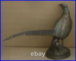 Big Sky Carvers Pheasant High Alert Dick Idol Collection Bronze Sculpture