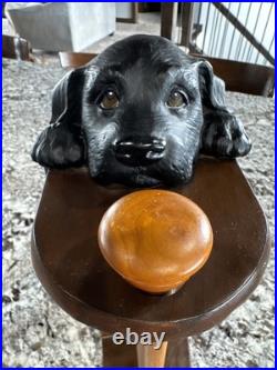 Big Sky Carvers Phyllis Driscoll Black Lab Paper Towel Holder