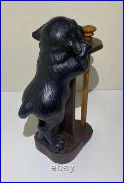 Big Sky Carvers Phyllis Driscoll Black Lab Paper Towel Holder