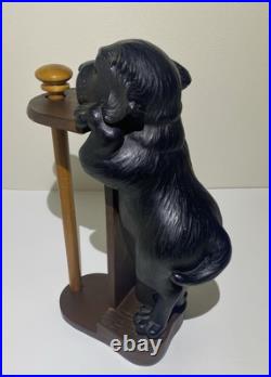 Big Sky Carvers Phyllis Driscoll Black Lab Paper Towel Holder