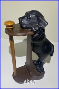 Big Sky Carvers Phyllis Driscoll Black Lab Paper Towel Holder