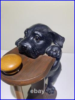 Big Sky Carvers Phyllis Driscoll Black Lab Paper Towel Holder
