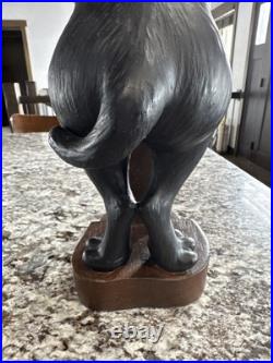 Big Sky Carvers Phyllis Driscoll Black Lab Paper Towel Holder