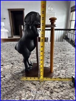 Big Sky Carvers Phyllis Driscoll Black Lab Paper Towel Holder