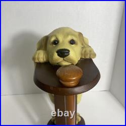 Big Sky Carvers Phyllis Driscoll Yellow Lab Paper Towel Holder Heavy