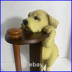 Big Sky Carvers Phyllis Driscoll Yellow Lab Paper Towel Holder Heavy