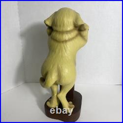 Big Sky Carvers Phyllis Driscoll Yellow Lab Paper Towel Holder Heavy