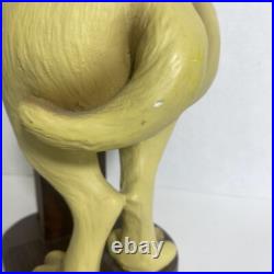Big Sky Carvers Phyllis Driscoll Yellow Lab Paper Towel Holder Heavy