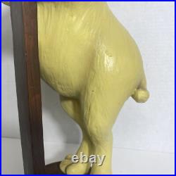 Big Sky Carvers Phyllis Driscoll Yellow Lab Paper Towel Holder Heavy