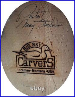 Big Sky Carvers Pintail Decoy Signed Mary Stevens
