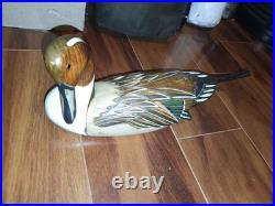 Big Sky Carvers Pintail Drake Duck Decoy Hand Painted, Artist Signed Autographed