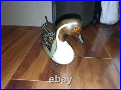 Big Sky Carvers Pintail Drake Duck Decoy Hand Painted, Artist Signed Autographed