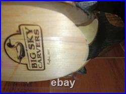 Big Sky Carvers Pintail Drake Duck Decoy Hand Painted, Artist Signed Autographed