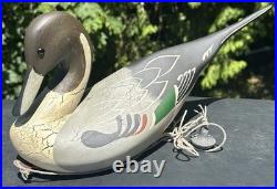Big Sky Carvers Pintail Duck Bird Wood Decoy Donna Hartley Figure Carved Montana