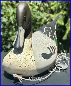 Big Sky Carvers Pintail Duck Bird Wood Decoy Donna Hartley Figure Carved Montana