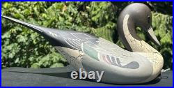 Big Sky Carvers Pintail Duck Bird Wood Decoy Donna Hartley Figure Carved Montana