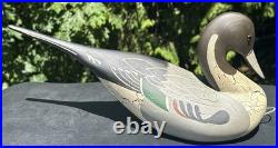 Big Sky Carvers Pintail Duck Bird Wood Decoy Donna Hartley Figure Carved Montana
