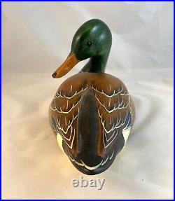 Big Sky Carvers Preening Green Head Drake-Cabin, Lodge, Den, Decor