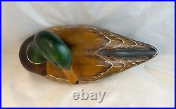 Big Sky Carvers Preening Green Head Drake-Cabin, Lodge, Den, Decor