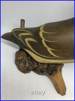 Big Sky Carvers Puffin Carving Mounted & Signed'KOM HAVENS' handmade In Montana