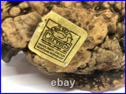 Big Sky Carvers Puffin Carving Mounted & Signed'KOM HAVENS' handmade In Montana