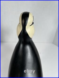 Big Sky Carvers Puffin Wood Sculpture Burlwood Base Coastal Lodge Rustic Decor