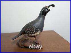Big Sky Carvers Quail Sculpture signed M. Michael