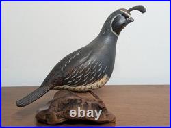 Big Sky Carvers Quail Sculpture signed M. Michael